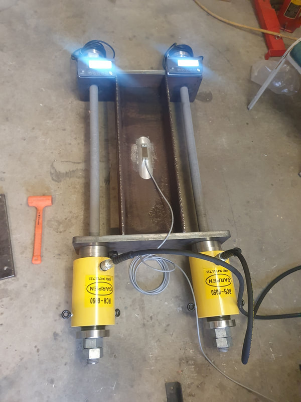 verification of bolt on strain gauge