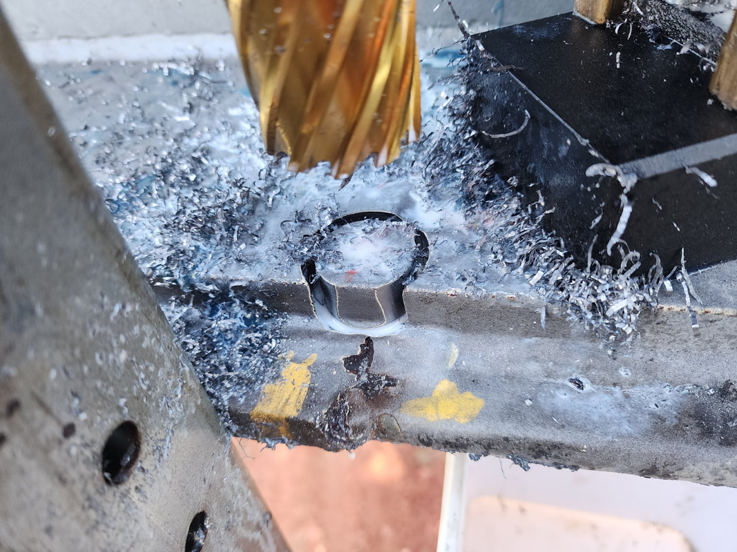 Core sampling of steel for metallurgical assessment