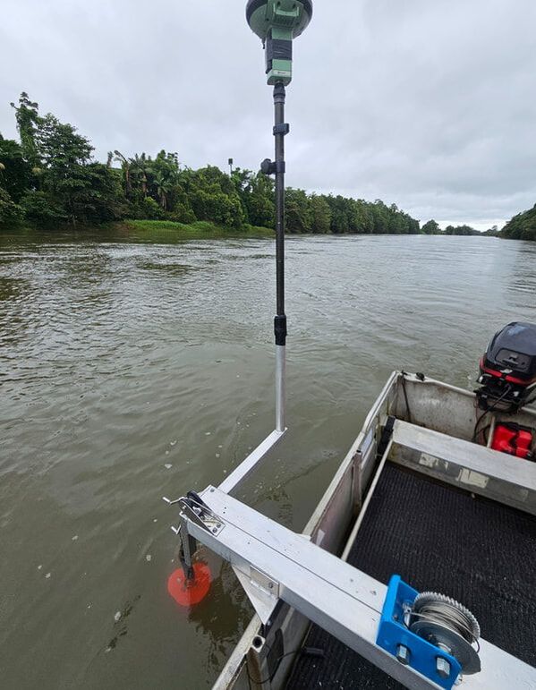 calibration of flood model using GPS and flow measurement