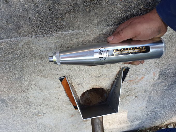 Epoxy Backfill of core location