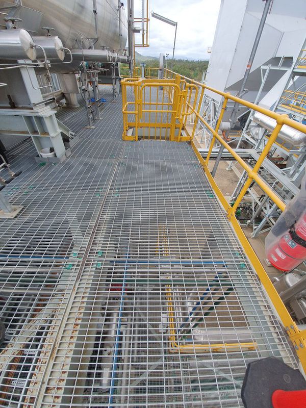 Design and certification of handrails and platforms for safe access