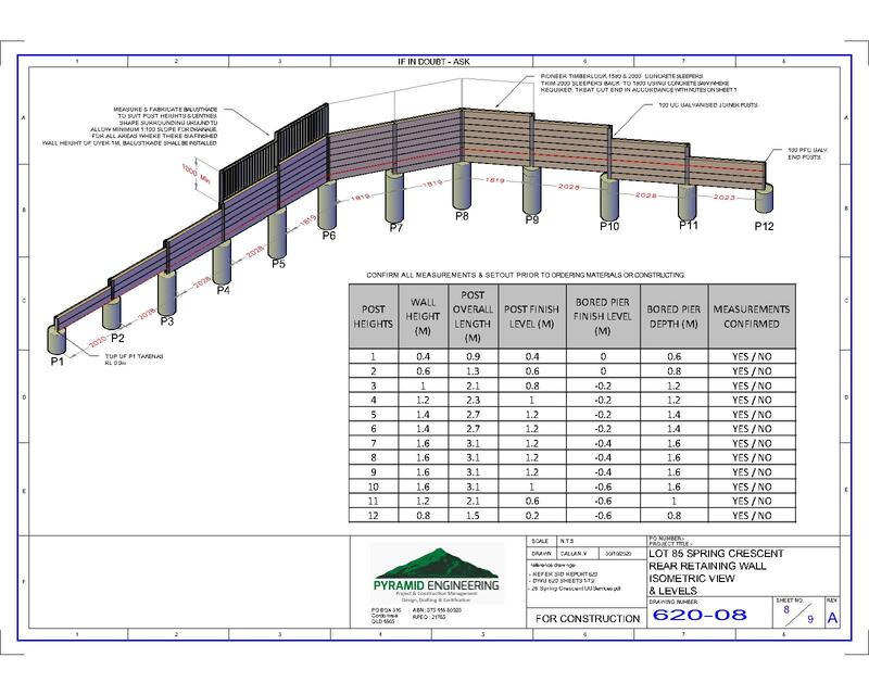 Retaining Wall Design & Certification Cairns