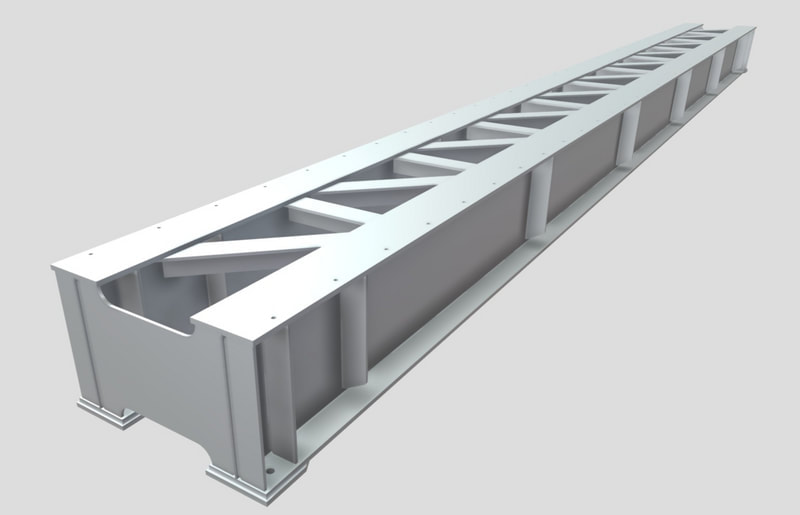 three dimensional modelling of steel structures